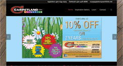 Desktop Screenshot of carpetlandusawi.com